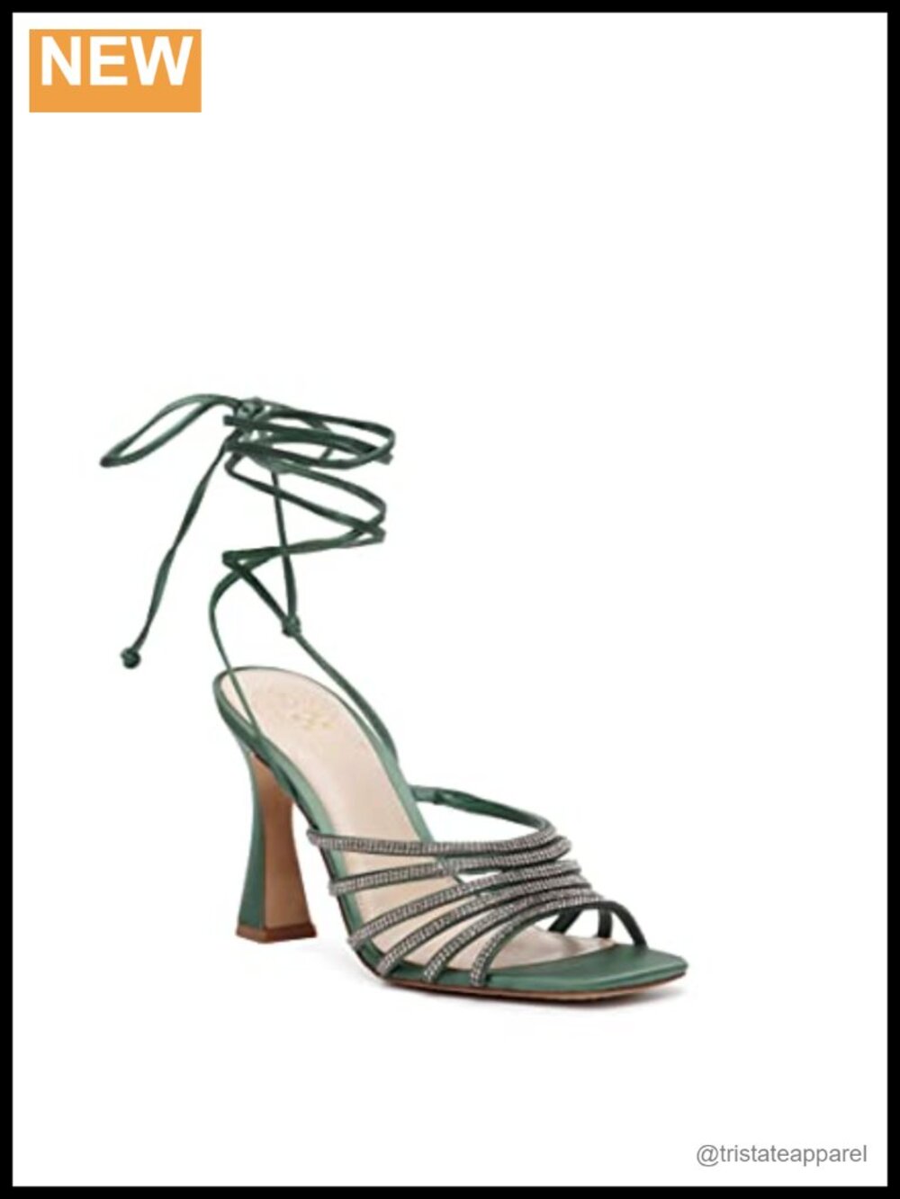 Suede Lace Up Heeled Dress Sandal Open Toe Ankle Strap Formal Wedding Shoe